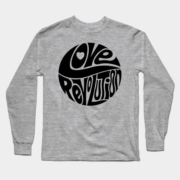 Love Revolution Long Sleeve T-Shirt by axemangraphics